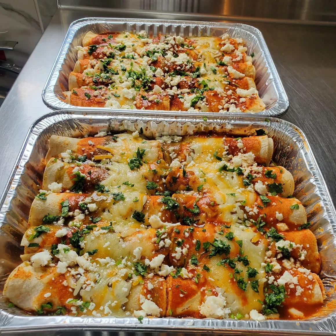 Chicken Enchiladas - Wadadli Flare Catering