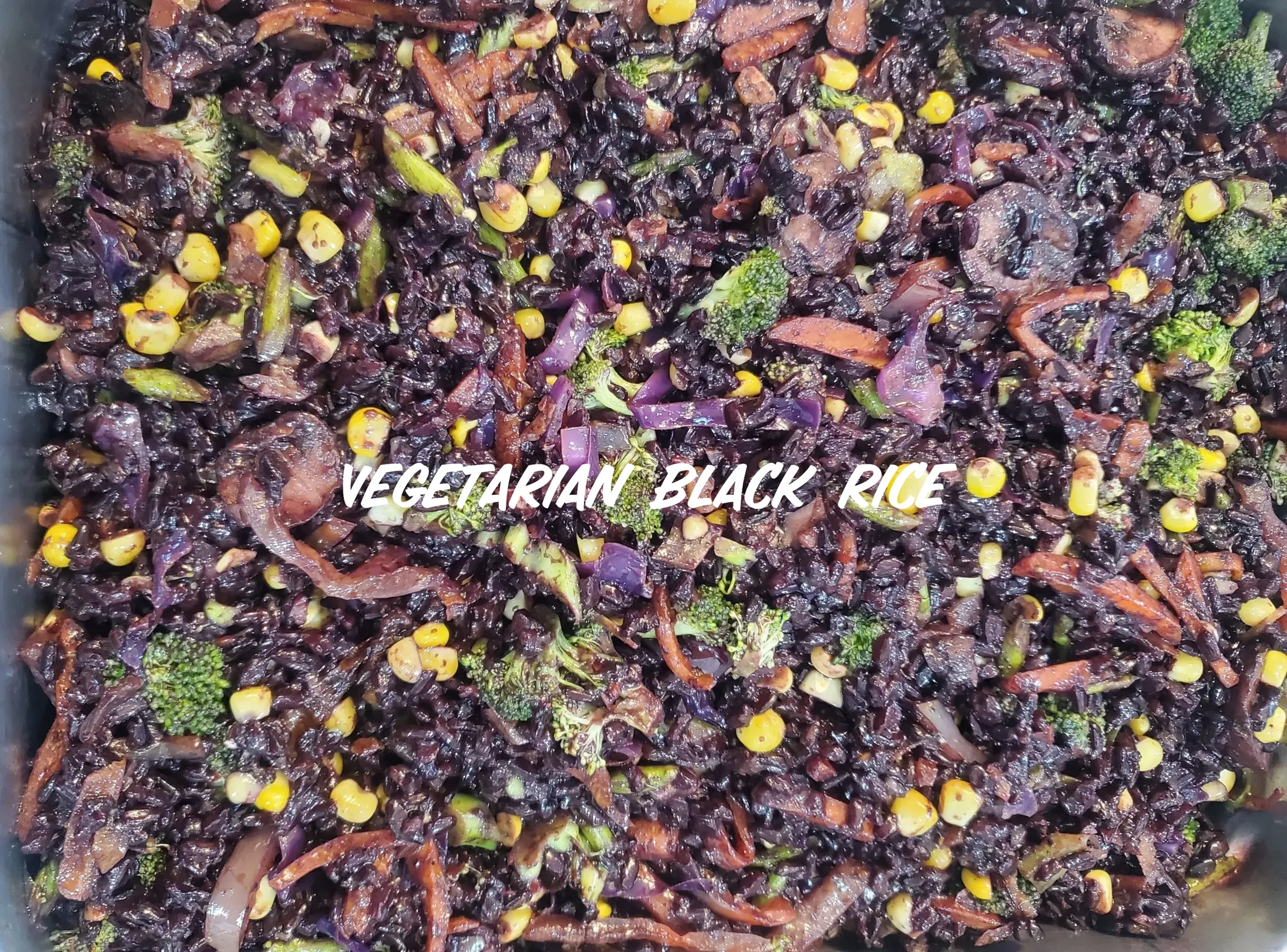 Vegetarian Blank Rice - Wadadli Flare Catering